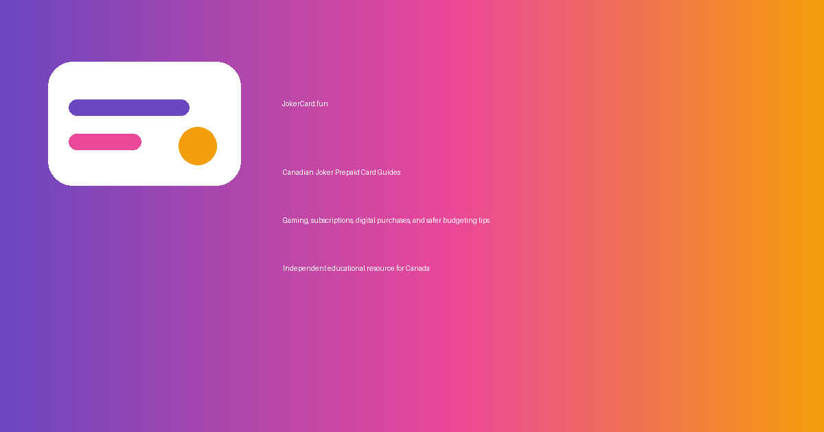 Joker Prepaid Card for Streaming Services